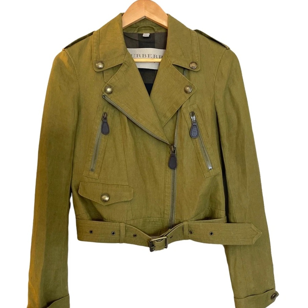 Burberry Khaki Utility Jacket for Women